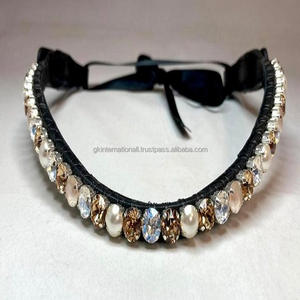 Diamantes de imitación de cuero de alta calidad, 1 fila, grandes, redondos, turquesas, ostentosos, de cuero, banda para cejas, disponible en todos los tamaños personalizados - Product Image 6