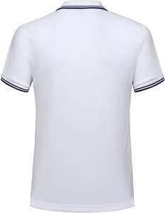 Chemises rayées pour hommes, nouveau design, vente chaude, prix bas, logo personnalisé, tissu jersey respirant, manches courtes - Product Image 2