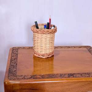 Best Finish Wooden for Bamboo Bathroom Accessory Set Custom Toothbrush Holder for <b>Bath</b> <b>Storage</b> - Product Image 5