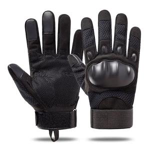 Guantes de carreras de cuero de alta calidad para uso en motocicleta Ajuste personalizado con almohadillas para los dedos sensibles a la pantalla táctil Montar al aire libre - Product Image 1