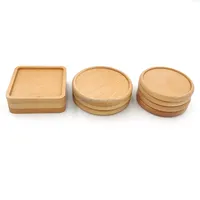 Sous-verres en bois naturel écologiques, design élégant, classiques pour la maison, les hôtels, les restaurants, les bars, ensemble de sous-verres en papier, diamètre 300 mm