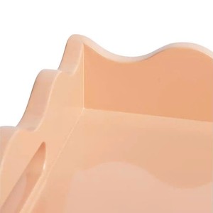 Curvaceous Wave Trendy Laque Plateau De Service Ajout Utile Plateaux Décoratifs Dans La Cuisine Table À Manger Décor À La Main Au Vietnam - Product Image 5