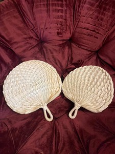 Handmade Traditional Vietnamese Bamboo Fan Low Price <b>LEAVE</b> FANS 99GD -CARYLN 0084935825297 - Product Image 5