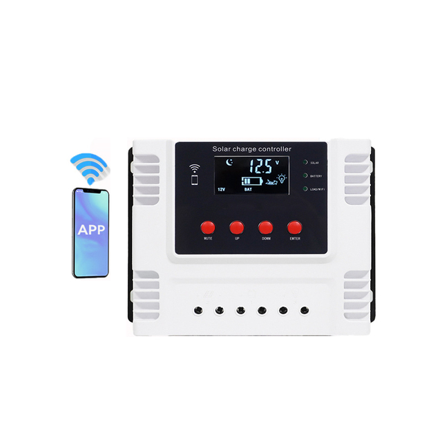 12v 24v/48v Automatic Battery Regulators Charger 10a 20a 30a 40a 50a 60a Dual Usb Charge Mppt 48v Solar Controller With Wifi App