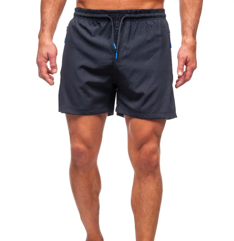 Shorts de banho masculinos plus size de alta qualidade, calção de banho respirável, cor e tamanho personalizados, secagem rápida, calção de banho para homens