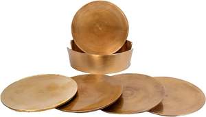 Sous-verre en métal élégant pour boissons et thé Accessoire de décoration de table durable disponible au prix de gros - Product Image 5