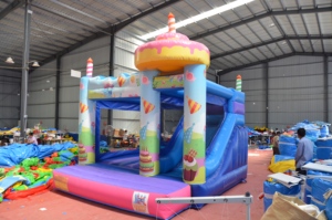 Castillo Inflable con Tobogán y Piscina de PVC, Fácil de Instalar, para Niños y Adultos, Precio de Fábrica - Product Image 4