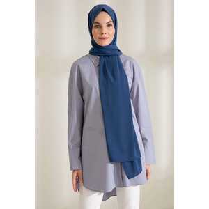 ผ้าคลุมไหล่ไหมอินดิโกเมดินา - Product Image 3