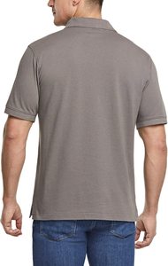 Camiseta de Golf Unisex con Logotipo Bordado Personalizado, Tejido de Malla 100% Algodón Transpirable, Antiarrugas, Diseño Sólido - Product Image 2