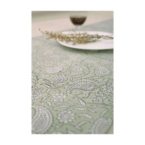 Hot Sale Floral White Embroidered 100% Organic Cotton GOTS Certificate High Quality Super Dual Sided Linen Style Table <b>Runners</b> - Product Image 4