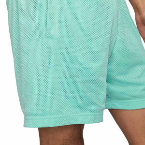 Pantalones cortos de baloncesto de malla de poliéster 100% personalizados, pantalones cortos de malla a rayas transpirables, pantalones cortos de gimnasio de malla estampados personalizados informales de alta calidad - Product Image 5