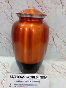 Urna de cremación conmemorativa para cenizas de adultos, suministros funerarios de latón elegante, novedad de 2023 - Product Image 5