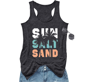 Camiseta sin mangas deportiva para mujer, 100% de algodón, sin mangas, transpirable, de secado rápido, para entrenamiento, gimnasio - Product Image 4