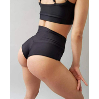 Shorts décontractés personnalisés pour pole dance, taille haute, respirants, coupe coquine, en polyester et élasthanne de qualité, taille élastique, pour femme, vente en gros