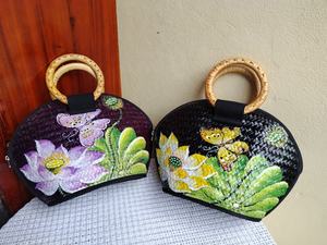 Eco Friendly Seagrass <b>Tote</b> <b>Bag</b> <b>Straw</b> Summer <b>Bag</b> Handmade <b>Straw</b> Handbag Woven <b>Tote</b> <b>Bag</b> From HNH Craft Vietnam - Product Image 2