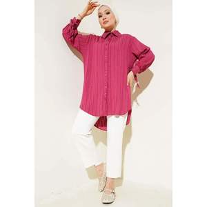 Túnica Puño Encaje Rosa Polvoriento - Product Image 4