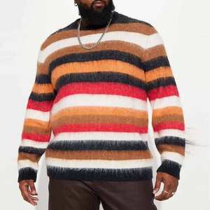 Hot Selling Customizable Front Printed <b>Crewneck</b> Pullover Men's Winter <b>Sweater</b>-Anti-Wrinkle Wool/Cashmere Knitted Long Sleeve - Product Image 1