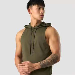 เสื้อกล้ามมีฮู้ดสำหรับผู้ชาย3D โพลีเอสเตอร์และสแปนเด็กซ์หลากสีสำหรับชุดออกกำลังกายแบบลำลองและกิจกรรมฤดูร้อน - Product Image 2