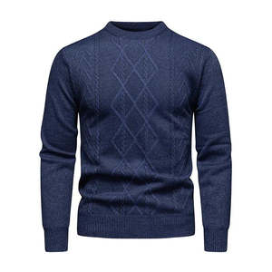 Pull en tricot décontracté pour homme, style Old Money - Product Image 2