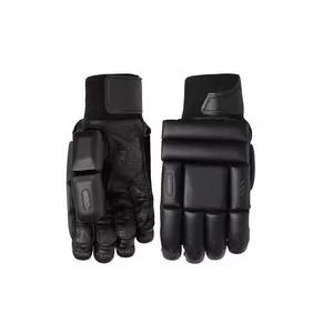 Guantes de cricket de cuero PU blancos de tamaño mediano de alta calidad Guantes de bateo de precio razonable con patrón liso para India - Product Image 2