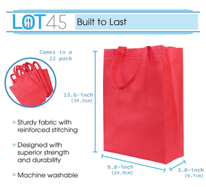 Sac fourre-tout thermoscellé non tissé réutilisable personnalisé avec poignées découpées Sacs cadeaux promotionnels en vrac recyclables Caractéristiques personnalisables - Product Image 6