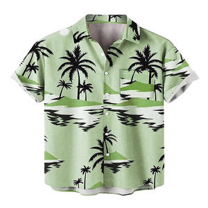 Camisas hawaianas para hombre, camisas clásicas transpirables de manga corta con botones gráficos de estilo de pintura china con estampado 3D - Product Image 4