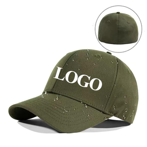 Chapeau brodé personnalisé 5 panneaux 100% coton Snapback séchage rapide respirant sport course conception logo perforé pour le baseball - Product Image 2