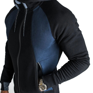 Survêtement de sport pour homme 100% coton, à capuche, uni, respirant, séchage rapide, grande taille, durable, pour la saison hivernale, adultes - Product Image 3