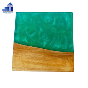Posavasos de madera de alta calidad, posavasos de resina epoxi únicos para utensilios de cocina y artículos para el hogar hechos en Vietnam - Product Image 3
