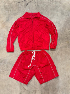 ชุดวอร์มผ้าไนลอนสำหรับผู้ชายชุดวอร์มผ้าไนลอนหนาปักโลโก้แบบออกแบบได้ตามต้องการ - Product Image 5