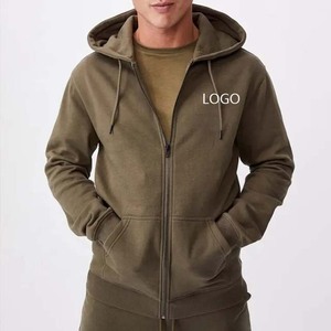 Sweat-shirts à capuche pour hommes avec logo personnalisé OEM, prix bas, matière en coton, fermeture éclair, sweat-shirt d'hiver pour hommes en vente - Product Image 1