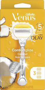 Gillette Venus ComfortGlide con Mango de Afeitar para Mujer Olay Coconut + 3 Cuchillas de Repuesto - Product Image 5