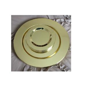 Cuivre rond en métal personnalisé pour plaque de chargeur plat de créateur martelé pour usage domestique - Product Image 4