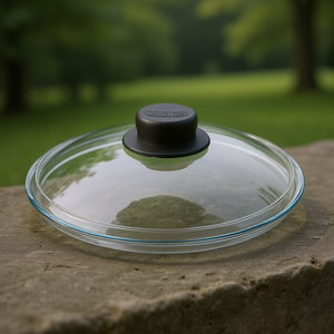 Glass <b>Pot</b> <b>Lid</b> 24 Cm Dishwasher Safe For Cooking - Product Image 3