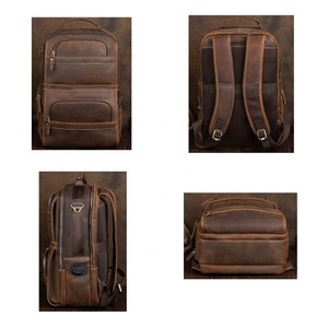 Sac à dos de voyage imperméable en cuir véritable pour jeunes, sac de sport, randonnée, nouvelle mode, prix bon marché - Product Image 5