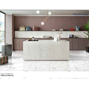 Moderno elegante sala de estar 600*600mm nuevo Calacatta Bianco azulejos de porcelana brillante pared suelo Fondo azulejo estilo contemporáneo - Product Image 5