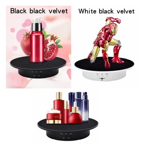 最新20厘米展示架电池USB供电8千克负载旋转转盘展示架摄影视频拍摄圆桌 - Product Image 5