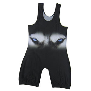 เสื้อกล้ามนักมวยปล้ำของผู้ชายสีดำชุดเครื่องแบบทีมที่มีการระเหิดแบบกำหนดเอง - Product Image 2