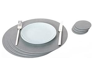 Good Quality Leather Plate <b>Mat</b> Admirable Design Leather Placemats for <b>Dinner</b> Table Decorate Use at Best Price - Product Image 3