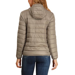 Abrigos acolchados al por mayor de alta calidad con capucha grande para mujer Chaquetas acolchadas impermeables para mujer - Product Image 4