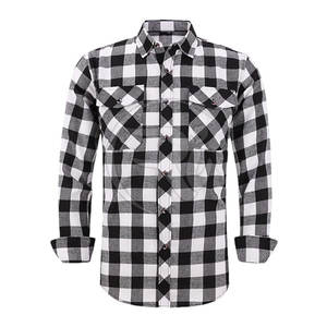 Personnalisé Prix de gros Confortable Chemise en flanelle de coton pour hommes Nouvelle arrivée Conception attrayante Chemise en flanelle - Product Image 1