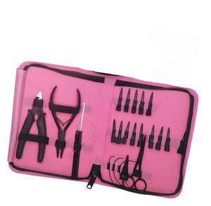 Kit Profesional de Herramientas para Extensiones de Cabello de Acero Inoxidable (MIANBRO ENTERPRISES ZS-1134) Incluye Alicates, Aguja de Bucle y Gancho - Product Image 2