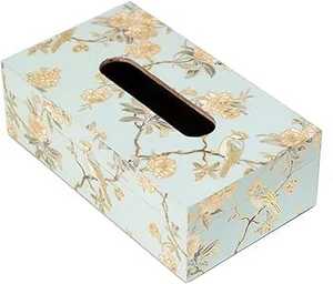 กล่องกระดาษทิชชู่พิมพ์ลายแผ่น MDF หรูหราสำหรับตกแต่งบ้านและร้านอาหาร - Product Image 2