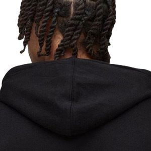Sudaderas con capucha de algodón 100% con estilo para el invierno Ajuste cómodo con diseño de logotipo personalizable en cuello con capucha de patrón sólido - Product Image 3