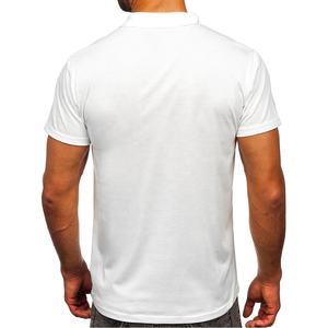 Polos de golf uniformes vierges en coton et polyester de haute qualité personnalisés pour hommes - Product Image 2