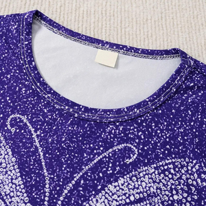 Conjuntos de ropa de verano en tela de algodón Conjuntos de dos piezas con cuello redondo Diseño personalizado Ropa informal Conjuntos cortos para niñas - Product Image 3