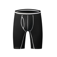 Celana Boxer Pria Model Baru, Pinggang Sedang, Slim Fit, Seksi, Rajutan, Celana Renang Cepat Kering, Celana Pendek Motif