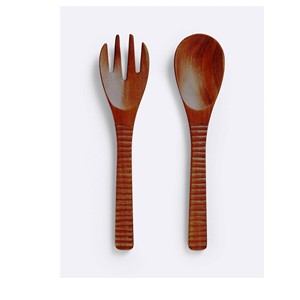 Hand Made Accessories Acacia <b>Salad</b> <b>Server</b> Set Eco-Friendly Dishwasher Safe <b>Salad</b> Tools Home Kitchen Made in India - Product Image 6
