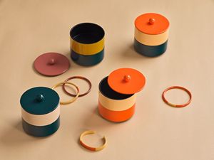 Boîte laquée artisanale de luxe du Vietnam boîte cadeau de bijoux en bois MDF personnalisée avec logo et options de couleur - Product Image 3