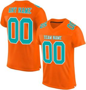 Camisetas de Fútbol Americano Personalizadas OEM del Mejor Fabricante 2026, Impresión por Transferencia de Calor, Transpirables, de Secado Rápido y Absorción de Humedad para Equipos - Product Image 3